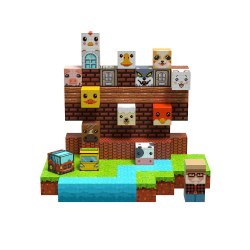 MagCubes Magnetiske Byggeklodser, Bondegrd, 100 dele