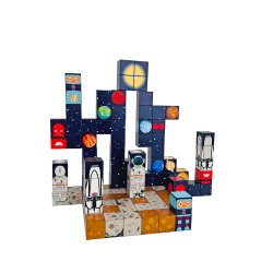 MagCubes Magnetiske Byggeklodser, Rummet, 100 dele