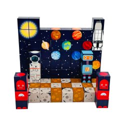 MagCubes Magnetiske Byggeklodser, Rummet, 100 dele