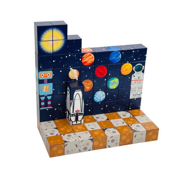 MagCubes Magnetiske Byggeklodser, Rummet, 100 dele