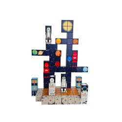 MagCubes Magnetiske Byggeklodser, Rummet, 100 dele
