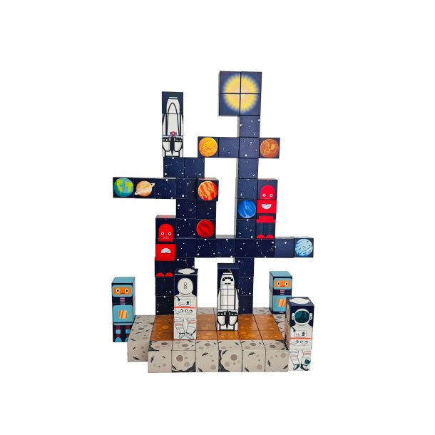 MagCubes Magnetiske Byggeklodser, Rummet, 100 dele