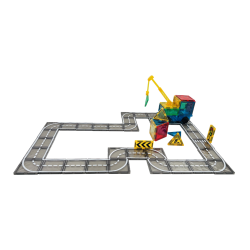 Magnetiska Plattor - Trafikbana, 72 delar