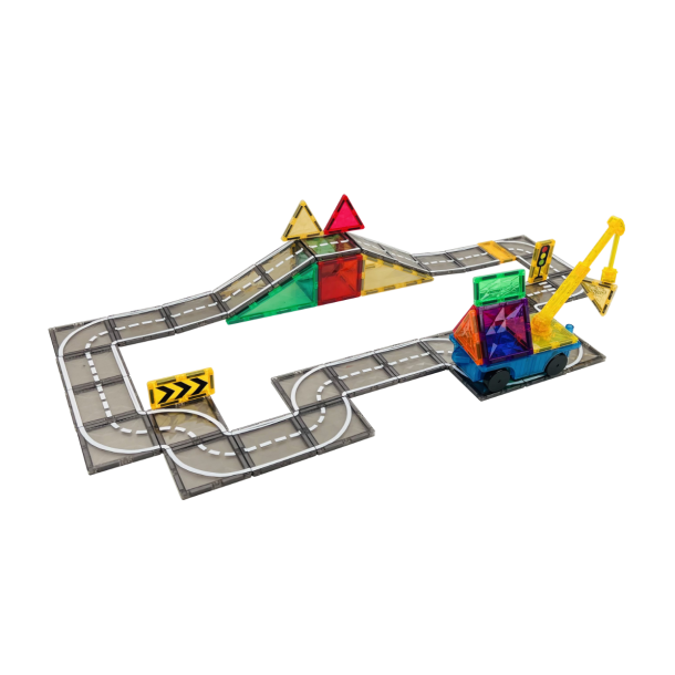 Magnetiska Plattor - Trafikbana, 72 delar