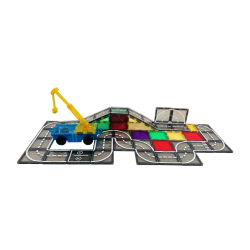 Magnetiska Plattor - Trafikbana, 72 delar