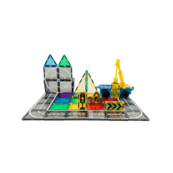 Magnetiska Plattor - Trafikbana, 72 delar