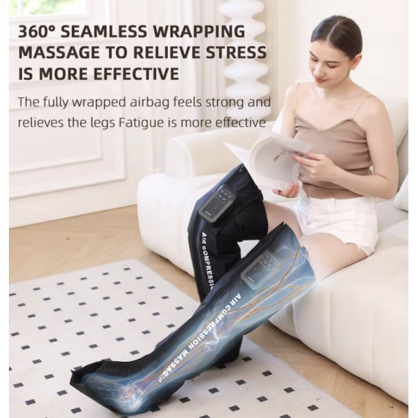 Recovery Boots - kompressionsstøvler, 5 kamre