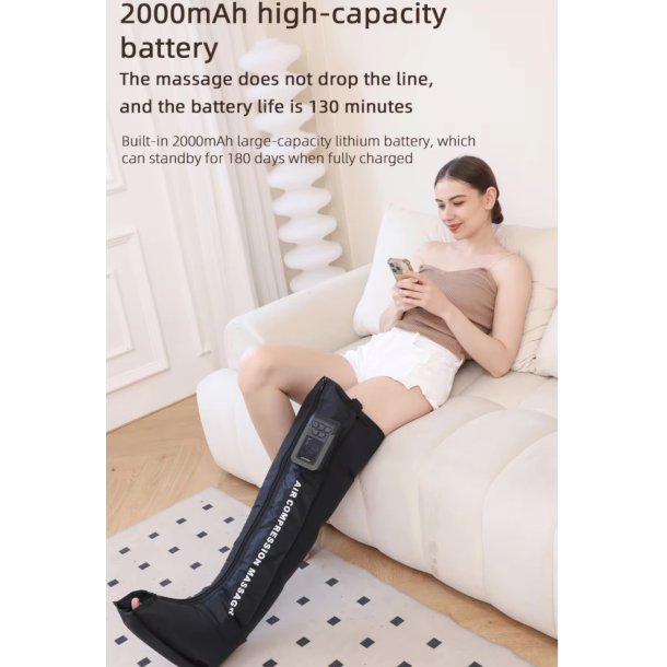 Recovery Boots - kompressionsstøvler, 5 kamre