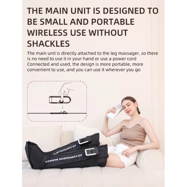 Recovery Boots - kompressionsstøvler, 5 kamre