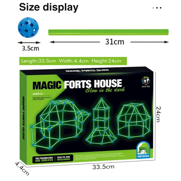 Byg selv selvlysende hule med 100 dele