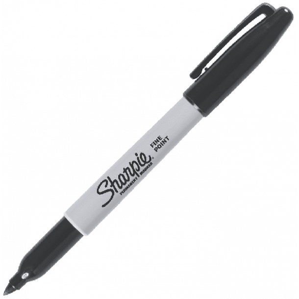Sharpie Marker Fine 1,0mm, Tuschpenna, Svart, 1 st