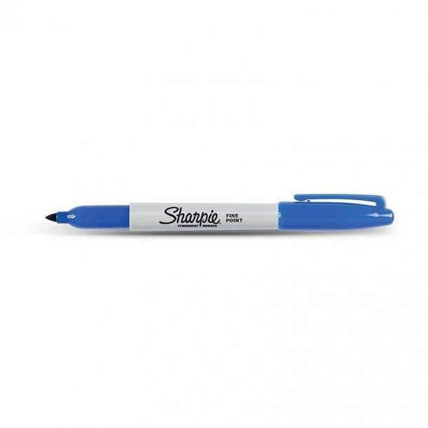 Sharpie Marker Fine 1,0mm, Tusch, Bl, 1 stk