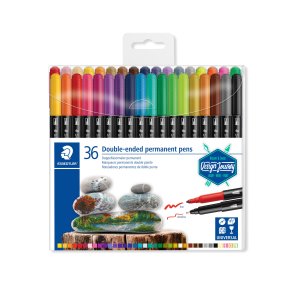 Staedtler Dobbeltsidet permanent marker-st, 36 stk