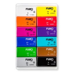 Staedtler FIMO modelleringsler Soft Basis 12x25g, 12 dele
