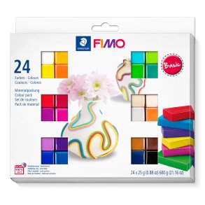 Staedtler FIMO modelleringsler Soft Basic 24x25g