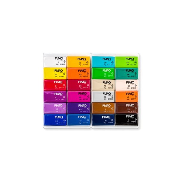 Staedtler FIMO modelleringsler Soft Basic 24x25g