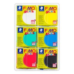 Staedtler FIMO modelleringsler Basic 6x42 g, 6 dele