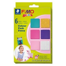 Staedtler FIMO modelleringsler Girlie 6x42 g, 6 dele
