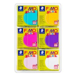 Staedtler FIMO modelleringsler Girlie 6x42 g, 6 dele