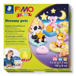  Staedtler FIMO modelleringsler Drmmedyr 4x42 g, 4 dele