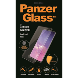 PanzerGlass skrmbeskyttelse Samsung Galaxy S10 - sort, Case Friendly