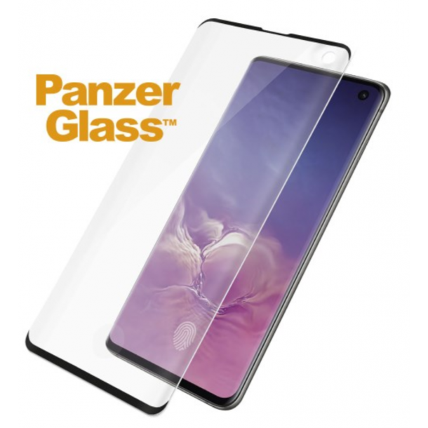 PanzerGlass skrmbeskyttelse Samsung Galaxy S10 - sort, Case Friendly
