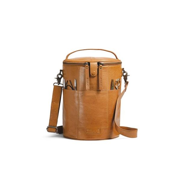 Muud Saturn XL Taske - Lder, Whisky