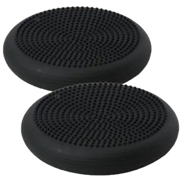 Sittkudde, dia. 34 cm, 2 pak, svart