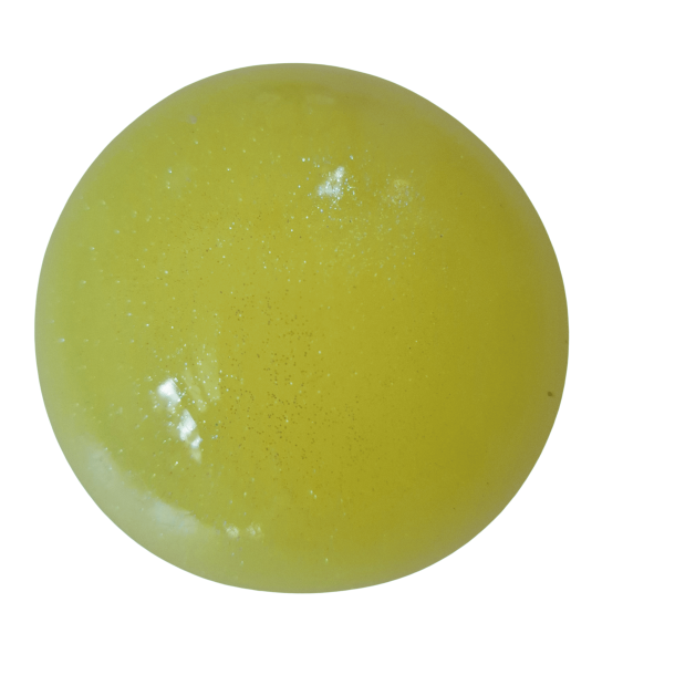 Squeeze Jumbo Glitterbold 11 cm � stor kl�m- og stressbold med glimmer