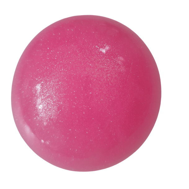 Squeeze Jumbo Glitterbold 11 cm � stor kl�m- og stressbold med glimmer