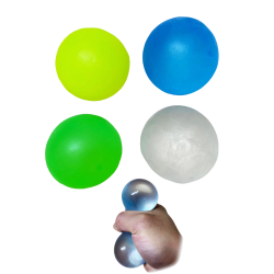 Squeeze Stretchy Bolde 6 cm � 2-pak Sansebolde til B�rn
