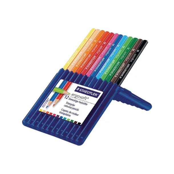 Staedtler ergosoft farveblyanter, 12 stk