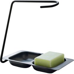 Steel-function, 2-rums opvaskebørstestativ sort