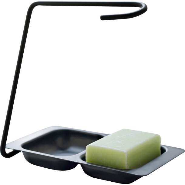 Steel-function, 2-rums opvaskebørstestativ sort