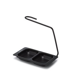 Steel-function, 2-rums opvaskebørstestativ sort