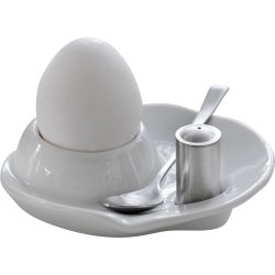 Steel-function, �ggeb�ger porcel�n m/ske 4 s�t