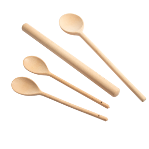 Steel-function, Bakarredskapset i tr� 4 delar