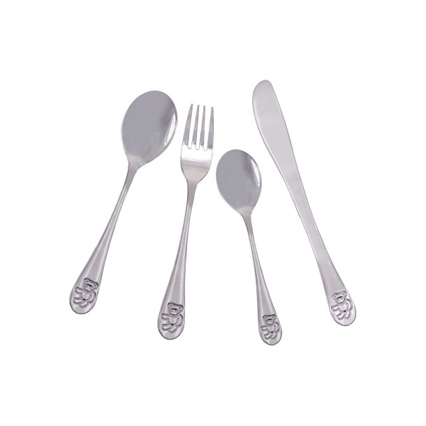 Steel-function, Barnebestik 4 stk bamse motiv