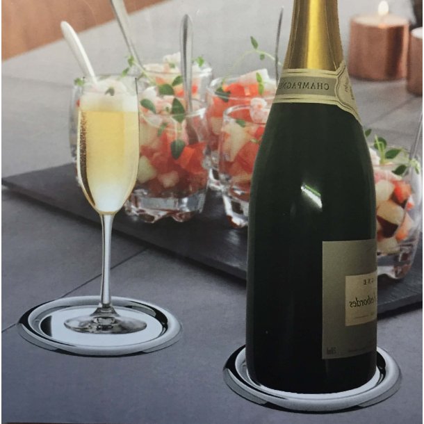 Steel-function, Bordbrik til vinflaske 2 stk. 13,5 cm.