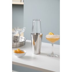 Steel-function, Boston shaker m. glas 700 ml