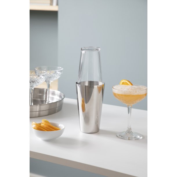 Steel-function, Boston shaker m. glas 700 ml