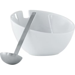 Steel-function, Dressing-/s�ssk�l med sked porslin