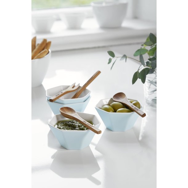 Steel-function, Hepta minisk�lar med bestick 4-pack isbl�