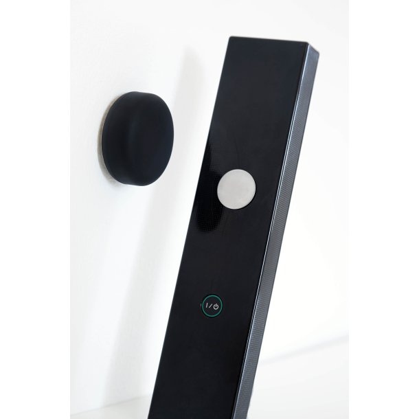 Steel-function, Knivmagnet rund 2 st, svart