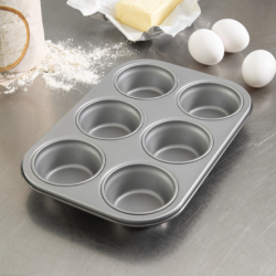 Steel-function, Non-stick muffin form 6 pcs