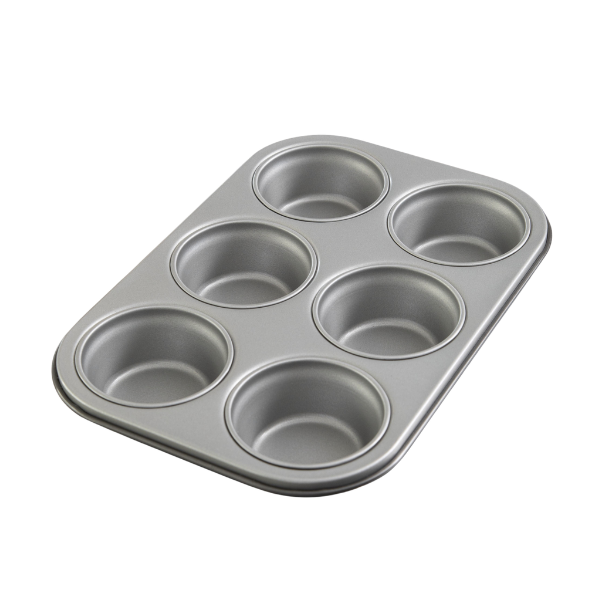 Steel-function, Non-stick muffin form 6 pcs