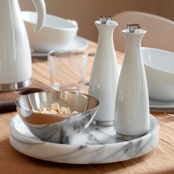 Steel-function, Olja/vin�ger set vitt porslin 2-delar