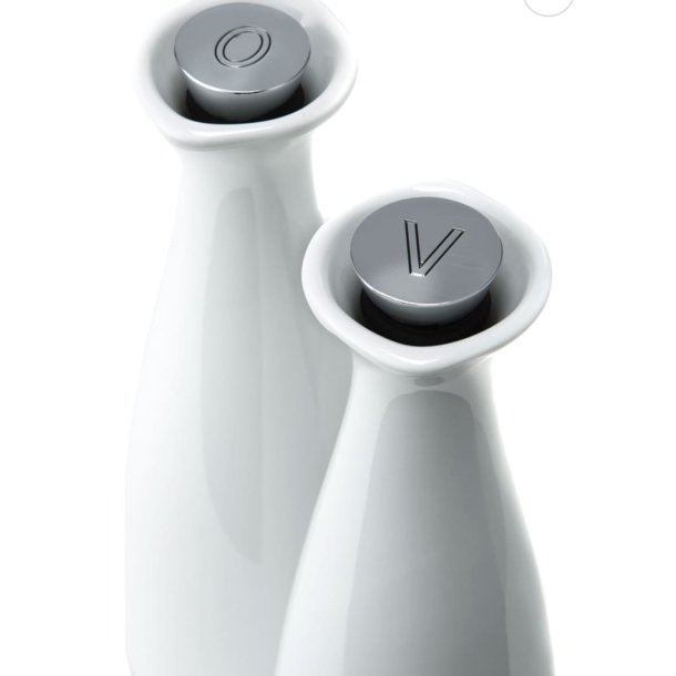 Steel-function, Olja/vin�ger set vitt porslin 2-delar