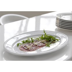 Steel-function, Ovalt serveringsfat porslin 45 cm