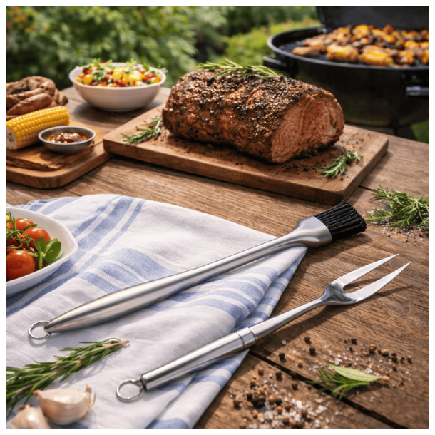 Steel-function, Pensel bage/bbq silikone 25,5 cm.